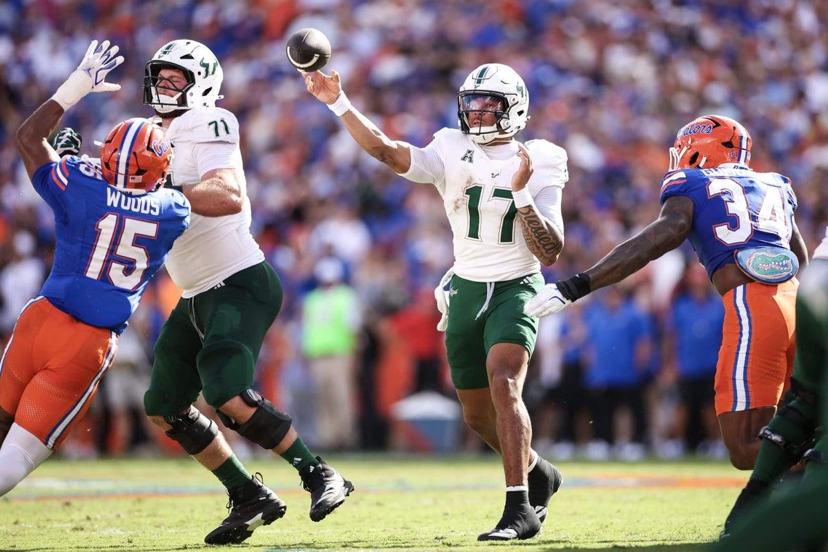 Top 25 app: USF jumps into a pole;Record 11 sec recorded teams despite the fall ...