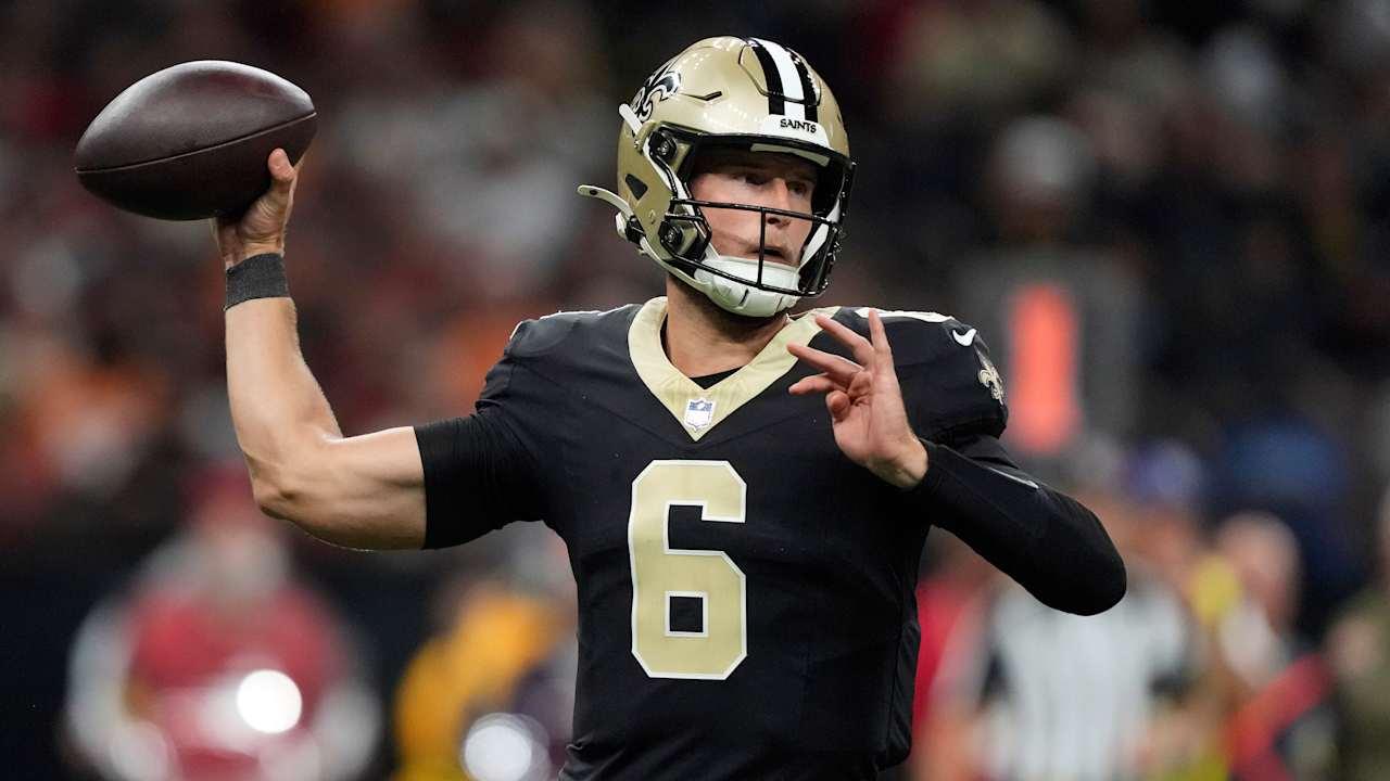 Saints rookie QB Tyler Shough will start for Spencer Ratttr vs.Rams in week 9