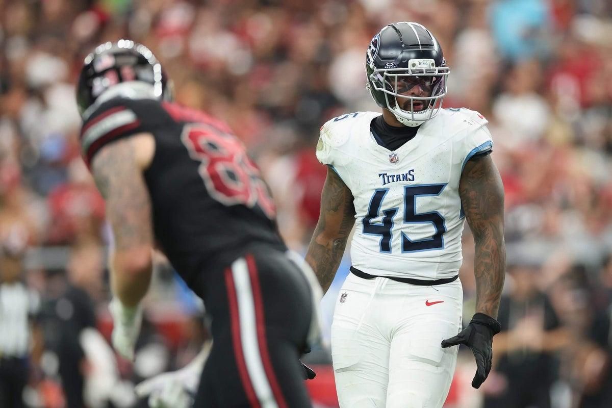 Ravens take Titans LB Dre'Mont Jones for fifth-round pick: Source - Athletics